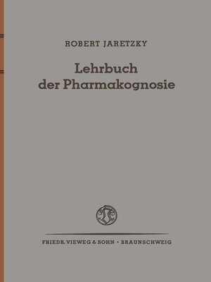 cover image of Lehrbuch der Pharmakognosie